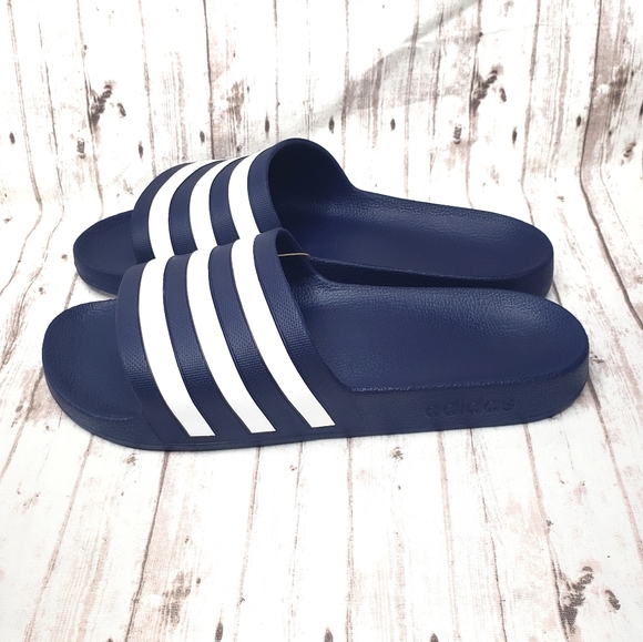 NEW Men's Adidas Adilette Aqua Slides - Picture 3 of 6
